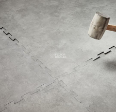 Forbo Allura Puzzle 62523PZ7 grigio concrete фото 2 | FLOORDEALER